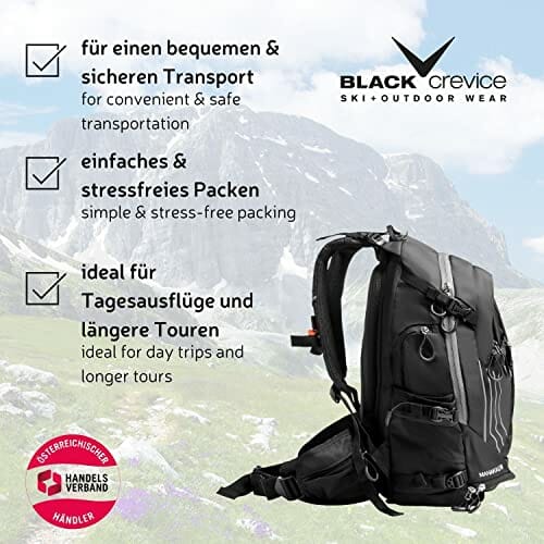 Black Crevice plecak Uniseks manakau - obrazek 8