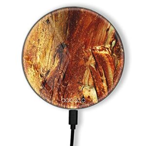 ERT GROUP Oryginalna i oficjalnie licencjonowana przez Babaco ładowarka indukcyjna, wzór Abstract 022, szklana bezprzewodowa stacja ładująca, kabel Micro USB 1 metr 10W