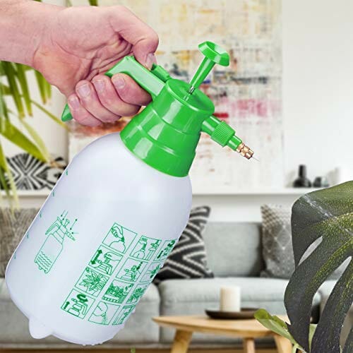 Relaxdays Butelka z pompką, regulowana dysza mosiężna, nawadnianie roś - obrazek 8