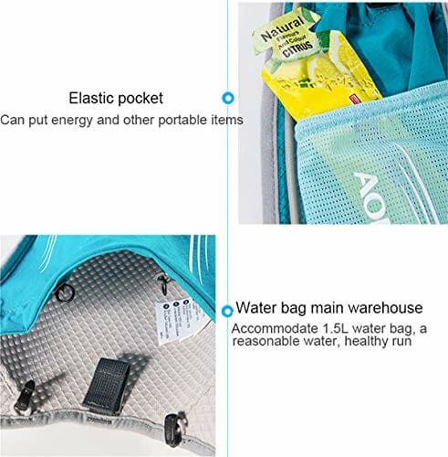 Lekki plecak 5 l do sportów na świeżym powietrzu, wyścigów szlakowych, - obrazek 4