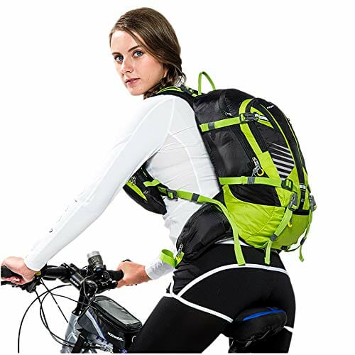 VERTAST Lekki plecak rowerowy 20 l, wodoodporny, turystyczny plecak wspinaczkowy z osłoną przeciwdeszczową - obrazek 3