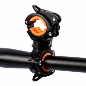 Nincha 360 Obrotowy uchwyt na światło rowerowe latarka uchwyt uchwyt rower lampa LED stojak MTB latarka zacisk klips akcesoria