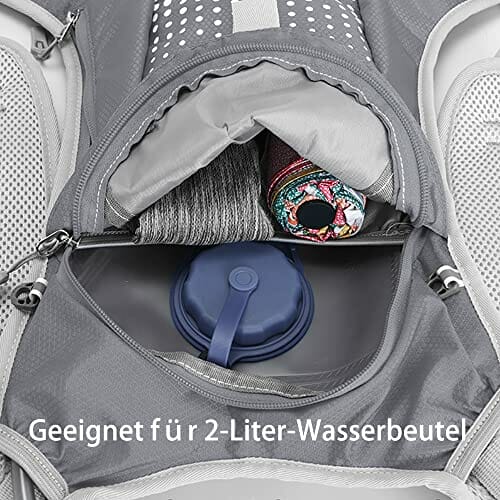 free knight Plecak z bukłakiem 2 l, torba na kask, plecak dzienny z wodą, do jazdy na rowerze, biegania, joggingu - obrazek 4