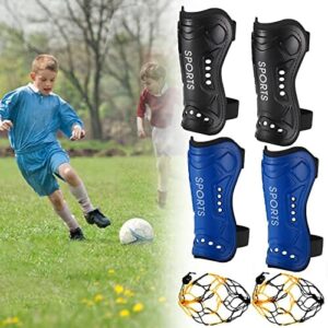 Ochraniacze piszczeli dla dzieci, 2 pary ochraniaczy na piszczele, ochraniacze na kolana, dla młodzieży, dla chłopców i dziewczynek