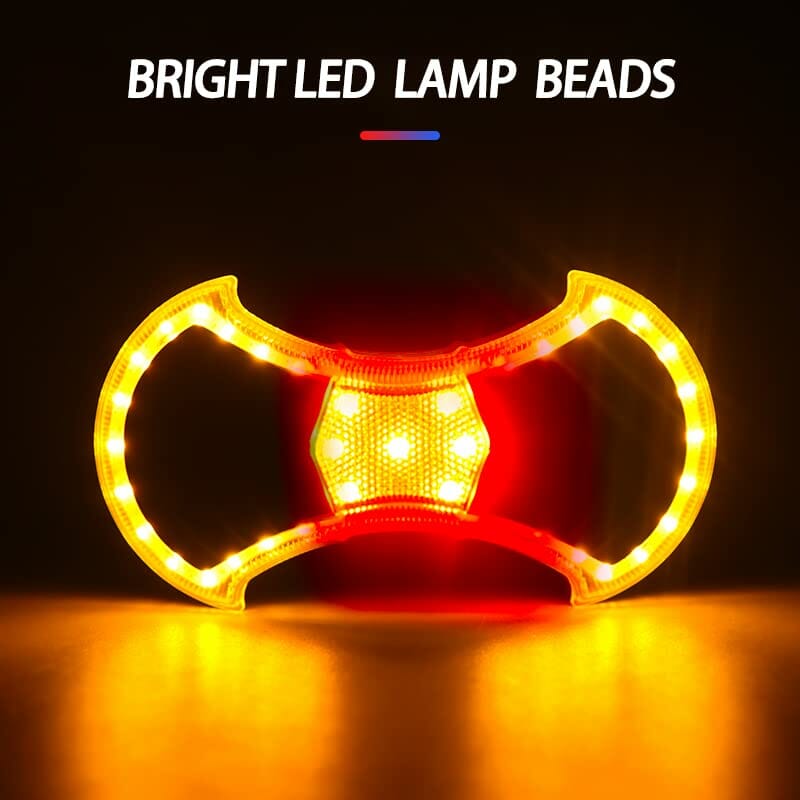 Migające rowery i hulajnoga elektryczna, tylne światło, możliwość ładowania USB, pilot bezprzewodowy, 6 trybów oświetlenia, łatwy montaż, bądź widoczny i wskazuj kierunek w każdej chwili - obrazek 6