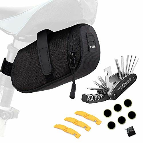 izosen Torba na siodełko rowerowe torby do przechowywania pod siedzeniem do rowerów górskich MTB