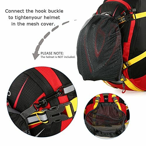 TOMSHOO Plecak 20 l Uniseks Tomshoo 20 l Sac De Randonnée Ultraléger Respirant Imperméable Avec Housse De Pluie Pour Vélo Randonnée Équitat - obrazek 2