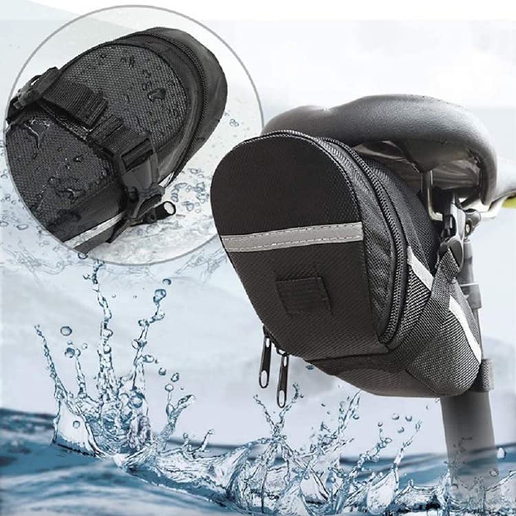 RETOO Torba na siodełko rowerowe, do rowerów górskich, wyścigowych, el - obrazek 7