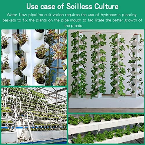 30 szt. 10 cm doniczki z siatki ogrodowej, hydroponiczna siatka do sad - obrazek 3