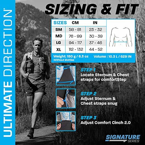 Ultimate Direction Kamizelka wyścigowa 5.0 / chmura - obrazek 4