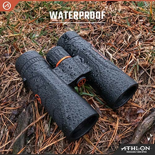Athlon Optics Argos G2 8 x 42 UHD lornetka dla dorosłych i dzieci, czarna, wodoszczelna, trwała lornetka do obserwacji ptaków, polowania, koncertu, uprawiania sportu - obrazek 5