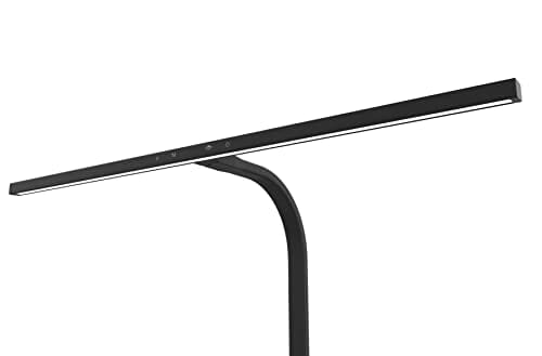 Unilux Lampa biurkowa LED Strata do zaciskania, ściemniana, czarna, 70 x 80 cm - obrazek 7