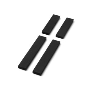 Pedestal Wood Inlay Straight Rollin' listwa ozdobna do stojaka pod telewizor Pedestal, prosty rolk; organiczny osobisty wygląd stojaka pod telewizor (ciemny jesion)