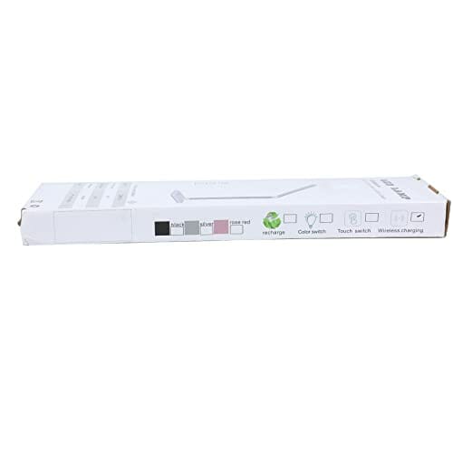 Wilktop Lampa biurkowa LED, ściemniana lampa stołowa 6 W, bezprzewodowe ładowanie i port ładowania USB, ochrona oczu, lampa do czytania, 10 poziomów jasności, 5 kolorów panel dotykowy sterowanie lampa stołowa do czytania - obrazek 3