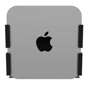 Hikig Mac Mini Mount, niestandardowy metalowy uchwyt na Mac Mini, uchwyt ścienny, uchwyt pod biurkiem, uchwyt VESA do Mac Mini, kompatybilny z Mac Mini 2010 Mac Mini - 2022 M1 Mac Mini, ze śrubami do płyt kartonowo-gipsowych, kotwami, śrubami VESA