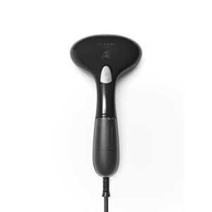 Steamery Prasownica parowa Cirrus 1 Steamer, 1500 W, przenośne urządzenie do usuwania zmarszczek, nagrzewanie w 30 min, idealna w podróży, czarna