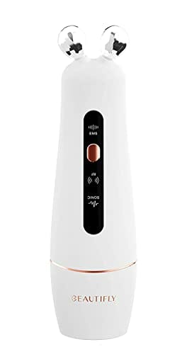 Beautifly B-Booster PRO 1 MHz urządzenie do pomiaru częstotliwości radiowej twarzy, EMS, lifting twarzy, masażer 3D, anti-aging RF, lifting twarzy, czyszczenie ultradźwiękowe