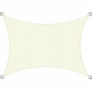 Sol Royal SolVision PS9 Sonnensegel rechteckig 2x3 m PES -Wasserdicht Sonnenschutz für Pergola UV-Schutz Beschattung Terrasse für Balkon, Pool, Garten – Sonnensegel 200x300 cm Creme