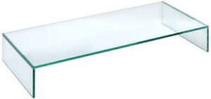 trendteam smart living szklana podstawka pod telewizor | 87 x 13 cm