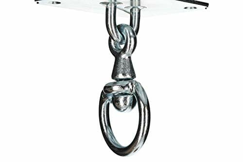 KOTARBAU Hak sufitowy 130 mm x 100 mm, obracany o 360°, uchwyt sufitowy, zawieszenie fotela wiszącego, hamaka, worka bokserskiego, udźwig do 300 kg - obrazek 7