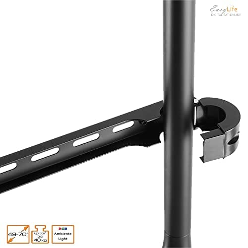 EasyLife - Design STAFFELEI 4-nożny statyw pod telewizor z oświetlenie - obrazek 7