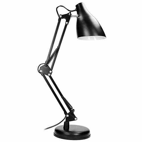 Virone DIAN lampa biurkowa E27 60 W mocowanie stalowe (czarna) - obrazek 7