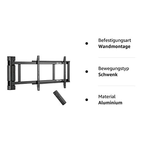 EasyLife Uchwyt ścienny TV, uchwyt elektrycznie obracany do 170°, uchw - obrazek 2