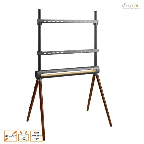 EasyLife - Design STAFFELEI 4-nożny statyw pod telewizor z oświetlenie - obrazek 4