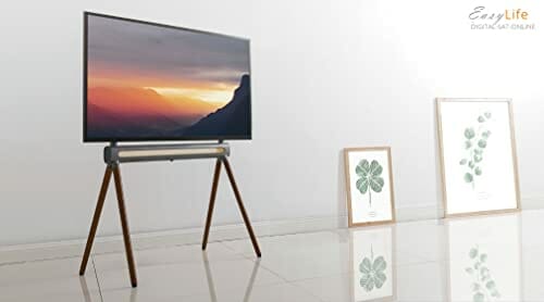 EasyLife - Design STAFFELEI 4-nożny statyw pod telewizor z oświetlenie - obrazek 2