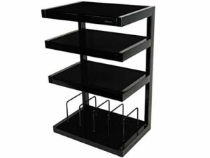 Norstone Mobilny Hi-Fi ze stojakiem na nośniki, czarny