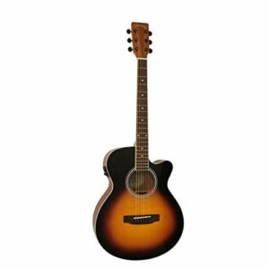 Santana ST-100EQCW HG SL SB v2 Mini Jumbo gitara Wstern, Sunburst
