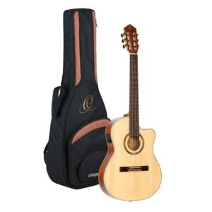 Ortega Guitars Classical Guitar Electro-Acoustic - 4/4, Wąski Gryf, Ko