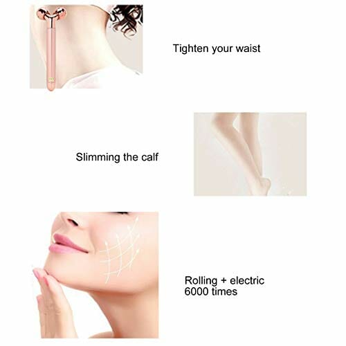 Masażer twarzy, elektryczny masażer do twarzy 3D Roller, usuwanie obrzęków odchudzanie narzędzie do podnoszenia twarzy, przeciwzmarszczkowe ujędrnianie twarzy - obrazek 7