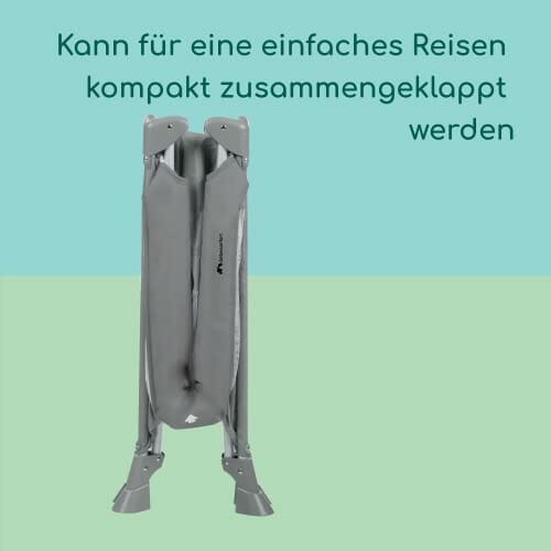 Bebe Confort Soft Dreams, łóżeczko turystyczne, regulowana wysokość, od narodzin do 3,5 roku, do 15 kg, Warm Gray - obrazek 5