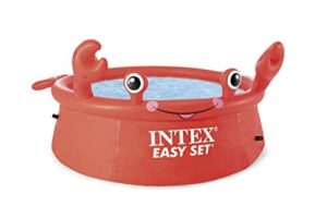 Intex Happy Crab Dmuchany Basen, Pomarańczowy, 183 x 51 x 35.6 cm