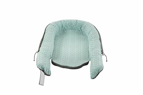 Träumeland Home – oddychające gniazdo z wysokiej jakości materacem i przepuszczającym powietrze wstawką, wzór: koła miętowe - obrazek 9