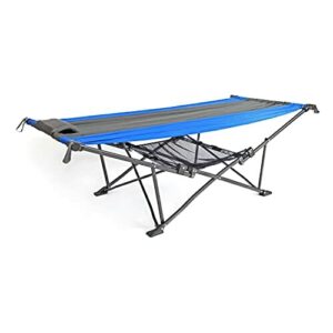 Mac Sports H900S-101 przenośny składany hamak najwyższej jakości, niebieski/szary