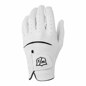 Wilson Staff rękawice golfowe, Tour Glove, rozm. M/L, dla mężczyzn, lewa ręka, biała, skóra Cabretta, WGJA00648ML