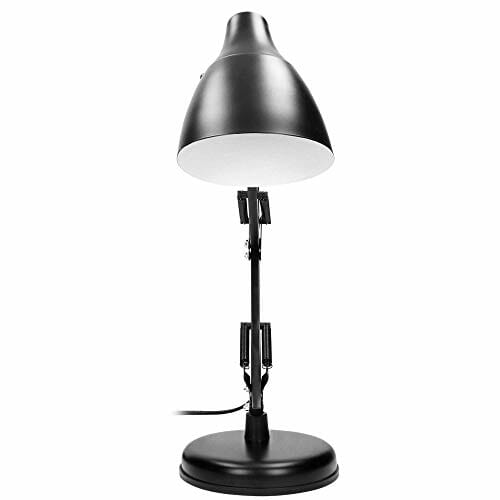 Virone DIAN lampa biurkowa E27 60 W mocowanie stalowe (czarna) - obrazek 6