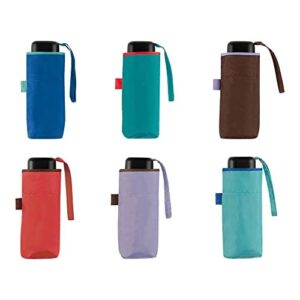 PARAGUAS MINI ALUMINIO MANUAL 6 VARILLAS Ø54cm PONGEE UVP 50+ CLIMA