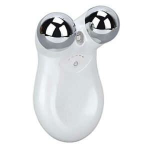 EMS Face Massager, Electric Micro Current Vibration Y Shape 3D Roller Masażer do Twarzy, Face Lift Massager Urządzenie do Pielęgnacji Skóry Usuwanie Obrzęków Zmarszczek Urządzenie do Pielęgnacji Skóry