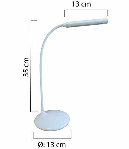 Unilux NELLY LED lampka na stolik nocny 3000 K – 6000 K, ciepła biel, bezstopniowa, przyciemniana, dotykowa, bezprzewodowa, zasilana na baterie, bateria 2500 mAh, barwa światła zmienna - obrazek 5
