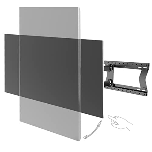 XTRARM TiTon 120 cm odległość od ściany, uchwyt ścienny TV, długie ramię obrotowe, pochylanie, obracanie, wysuwanie, TV ok. 32-75 cali do 40kg - obrazek 6