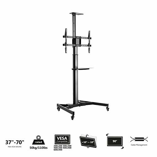 Przenośny stojak podłogowy do telewizorów od 37 do 70 cali - obrazek 8