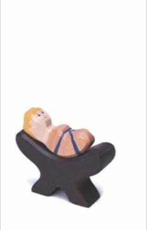 Holztiger Dzieciątko Jezus w szopce