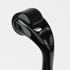 AUDUODUO Derma roller 1,0 mm z igłami REAL SILVER Microneedling Roller 540 do pielęgnacji skóry i włosów - wersja 2022 Advanced Seamless