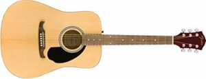 Fender FA-125 Dreadnought z torbą, podstrunnica orzechowa, naturalna