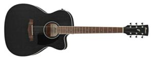 IBANEZ PC-Series Acoustic guitar 6 String incl. Preamp/Tuner - Weathered Black