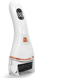 elektryczny przyrząd do usuwania zrogowaciałego naskórka, z 5 wałkami