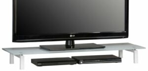 MAJA Möbel szafka pod telewizor, biały metal, 1100 x 125 x 350 mm